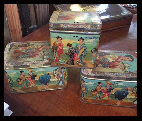 II.297 ANTIGUAS CAJITAS DE TÉ