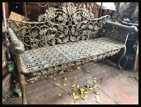 I.1187 BANCA DE FIERRO FUNDIDO