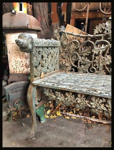 I.1187 BANCA DE FIERRO FUNDIDO