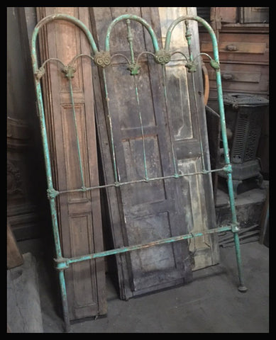 I.794 CAMA DE FIERRO TURQUESA