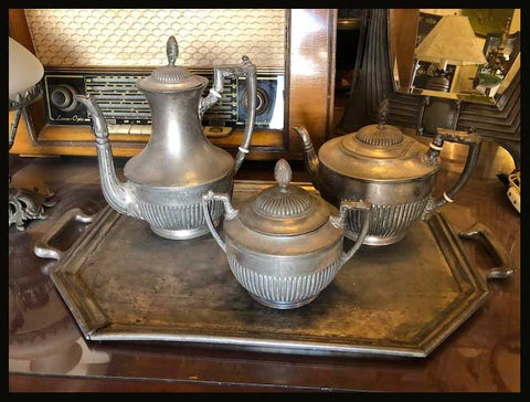 II.1763 JUEGO DE TÉ DE ESTAÑO