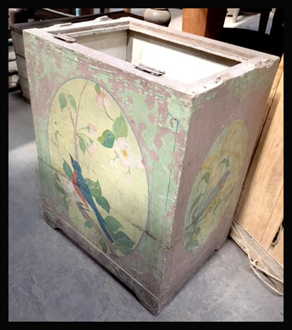 II.1181 CAJÓN DE MADERA PINTADO