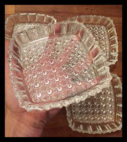 II.331 PLATILLOS DE CRISTAL