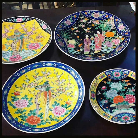 II.1775 PLATOS DE PORCELANA CHINOS