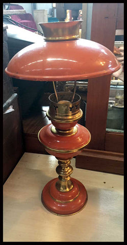 II.1553 LÁMPARA DE MESA NARANJA