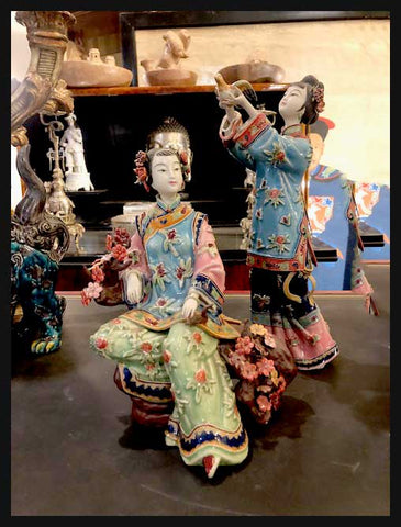 II.2043 PAR DE FIGURAS CHINAS