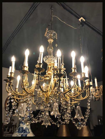 II.1777 LÁMPARA DE CRISTAL BACCARAT