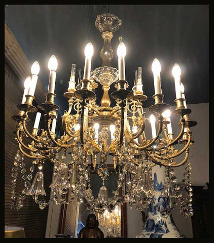 II.1777 LÁMPARA DE CRISTAL BACCARAT