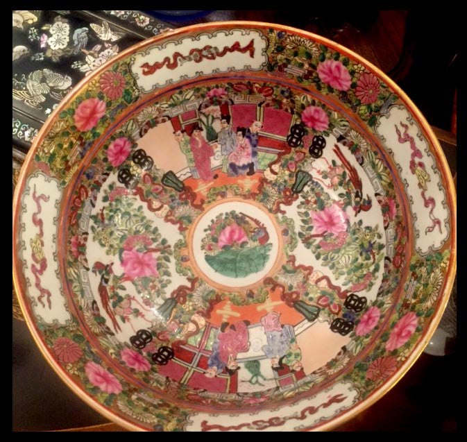 II.386 PAR DE FUENTES CENTRO DE MESA CANTÓN