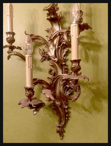 II.2089 APLIQUÉ DE BRONCE 5 LUCES