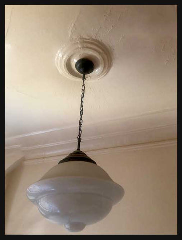 II.2092 PAR DE LÁMPARAS DE OPALINA