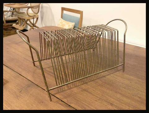 II.1837 PORTA VINILOS DE BRONCE