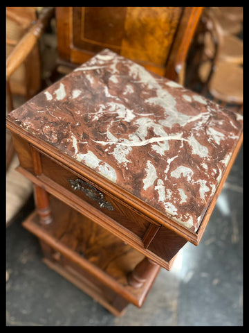 I.4129 VELADOR CON MÁRMOL