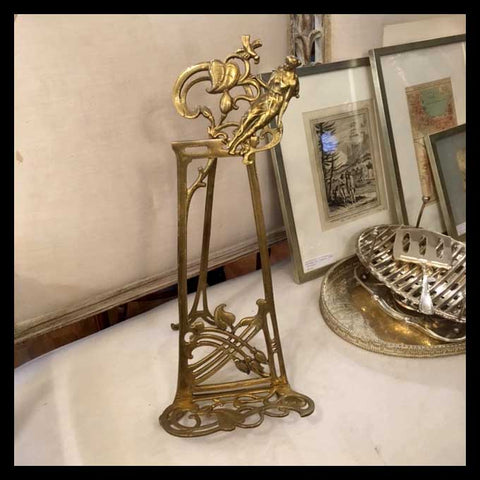 II.1376 ATRILES DE MESA DE BRONCE