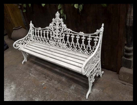 I.937 BANCA DE FIERRO FUNDIDO INGLESA