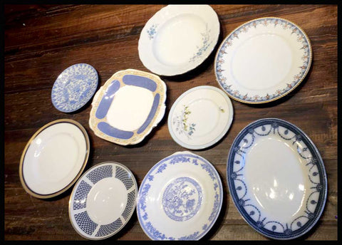 II.2115 COLECCIÓN DE PLATOS AZULES