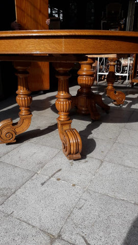 I.1637 MESA DE COMEDOR CON EXTENSIONES