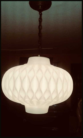 II.1703 LÁMPARA DE OPALINA ART DECÓ