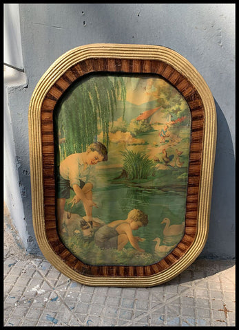 II.3199   PAR DE MARCOS BOMBÉ