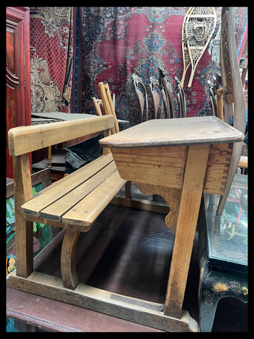 I.4234 PUPITRE DOBLE DE MADERA