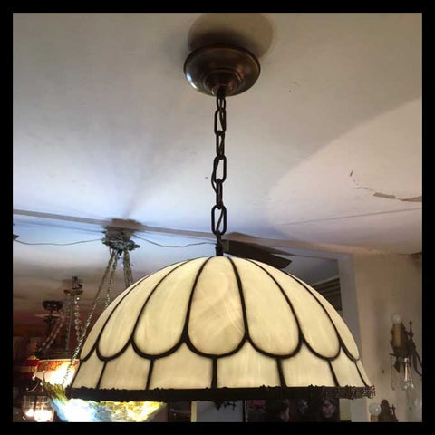 II.1356 LÁMPARA COLGANTE BLANCO Y NEGRO