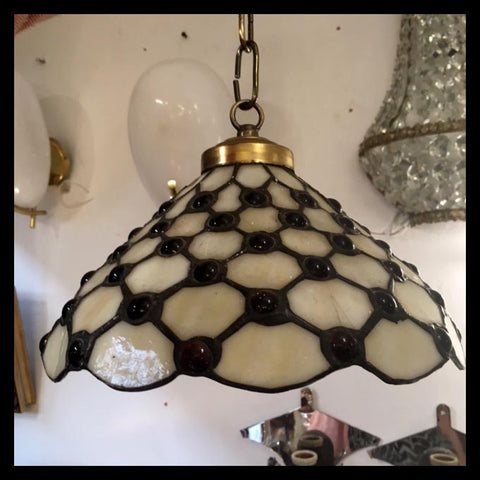 II.1358 LÁMPARA COLGANTE ESTILO TIFFANY