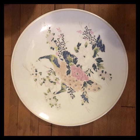 II.1440 PLATO PINTADO DE PORCELANAS VICTORIA