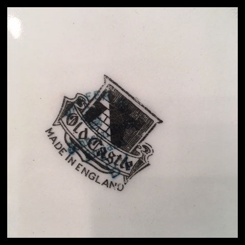 II.1448 PLATOS CON FLORES ROSADAS