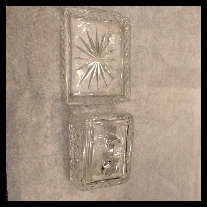 II.1458 QUESERA DE CRISTAL